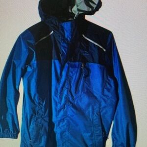 Kids Blue Hooded Jacket